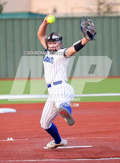 Thumbnail 3 in Plano West @ Allen (UIL 6A Softball Bi-District) photogallery.
