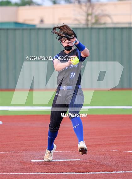 Thumbnail 1 in Plano West @ Allen (UIL 6A Softball Bi-District) photogallery.