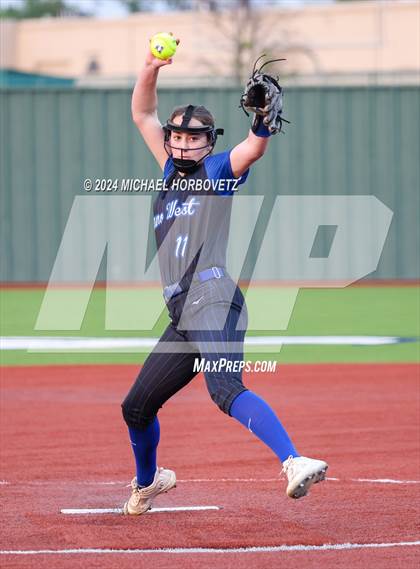 Thumbnail 2 in Plano West @ Allen (UIL 6A Softball Bi-District) photogallery.