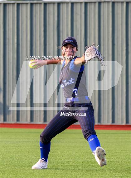 Thumbnail 3 in Plano West @ Allen (UIL 6A Softball Bi-District) photogallery.