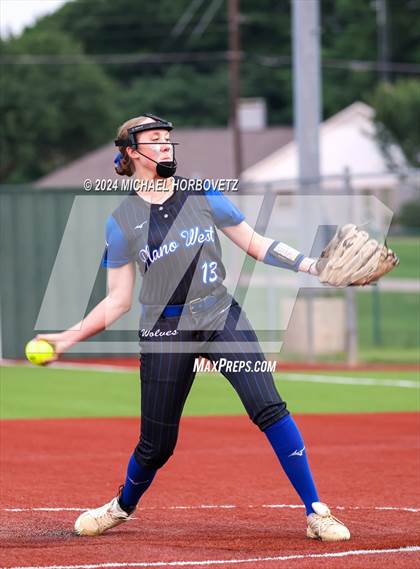 Thumbnail 2 in Plano West @ Allen (UIL 6A Softball Bi-District) photogallery.