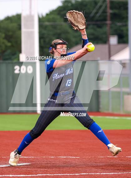 Thumbnail 3 in Plano West @ Allen (UIL 6A Softball Bi-District) photogallery.
