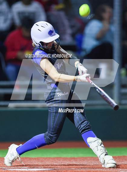 Thumbnail 1 in Plano West @ Allen (UIL 6A Softball Bi-District) photogallery.