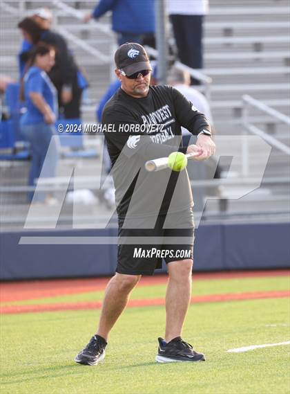 Thumbnail 1 in Plano West @ Allen (UIL 6A Softball Bi-District) photogallery.