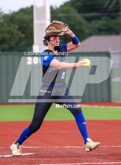 Thumbnail 2 in Plano West @ Allen (UIL 6A Softball Bi-District) photogallery.
