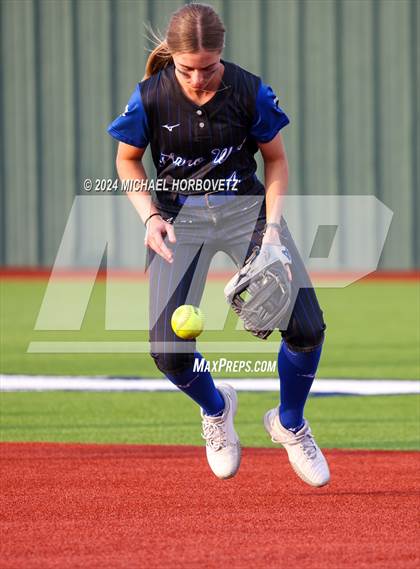 Thumbnail 3 in Plano West @ Allen (UIL 6A Softball Bi-District) photogallery.