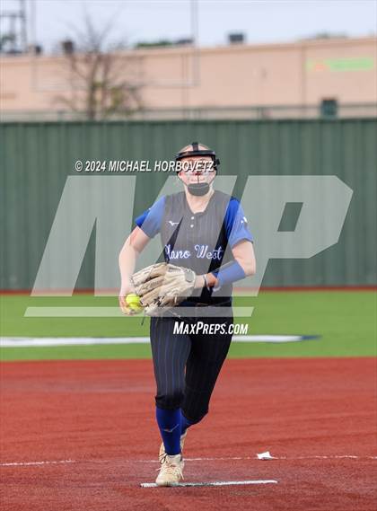 Thumbnail 2 in Plano West @ Allen (UIL 6A Softball Bi-District) photogallery.