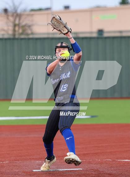 Thumbnail 2 in Plano West @ Allen (UIL 6A Softball Bi-District) photogallery.