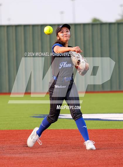 Thumbnail 1 in Plano West @ Allen (UIL 6A Softball Bi-District) photogallery.