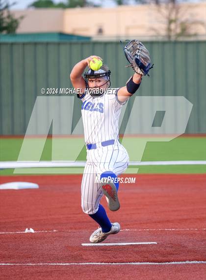 Thumbnail 1 in Plano West @ Allen (UIL 6A Softball Bi-District) photogallery.