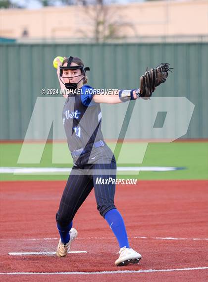 Thumbnail 3 in Plano West @ Allen (UIL 6A Softball Bi-District) photogallery.