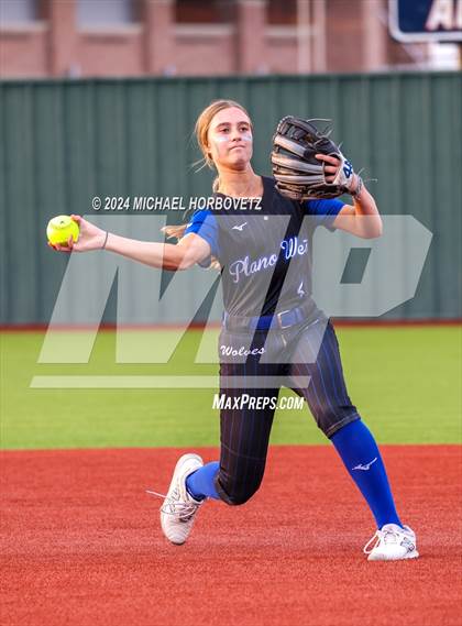 Thumbnail 1 in Plano West @ Allen (UIL 6A Softball Bi-District) photogallery.