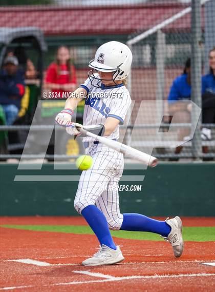 Thumbnail 1 in Plano West @ Allen (UIL 6A Softball Bi-District) photogallery.