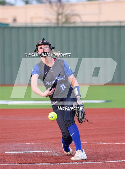 Thumbnail 2 in Plano West @ Allen (UIL 6A Softball Bi-District) photogallery.