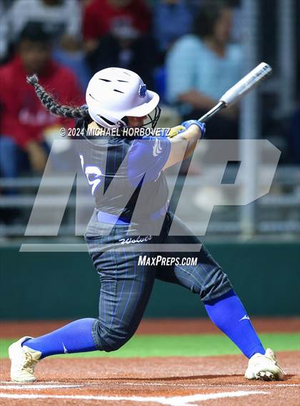 Thumbnail 1 in Plano West @ Allen (UIL 6A Softball Bi-District) photogallery.