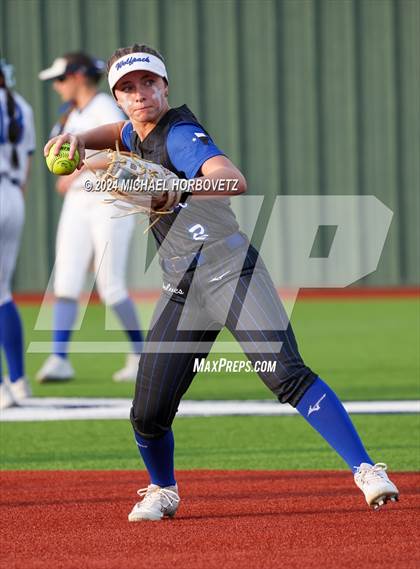 Thumbnail 3 in Plano West @ Allen (UIL 6A Softball Bi-District) photogallery.