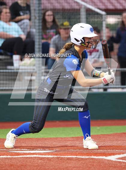 Thumbnail 1 in Plano West @ Allen (UIL 6A Softball Bi-District) photogallery.