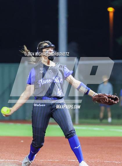 Thumbnail 3 in Plano West @ Allen (UIL 6A Softball Bi-District) photogallery.
