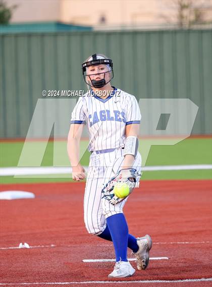 Thumbnail 1 in Plano West @ Allen (UIL 6A Softball Bi-District) photogallery.