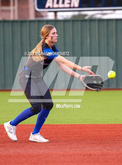 Thumbnail 2 in Plano West @ Allen (UIL 6A Softball Bi-District) photogallery.