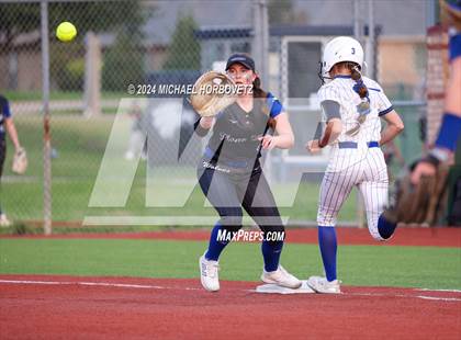 Thumbnail 3 in Plano West @ Allen (UIL 6A Softball Bi-District) photogallery.