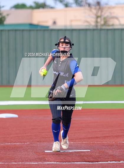 Thumbnail 3 in Plano West @ Allen (UIL 6A Softball Bi-District) photogallery.