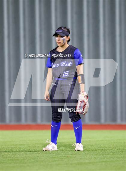 Thumbnail 2 in Plano West @ Allen (UIL 6A Softball Bi-District) photogallery.