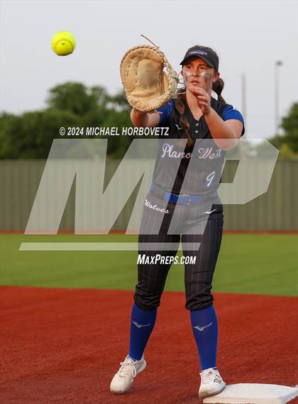 Thumbnail 3 in Plano West @ Allen (UIL 6A Softball Bi-District) photogallery.