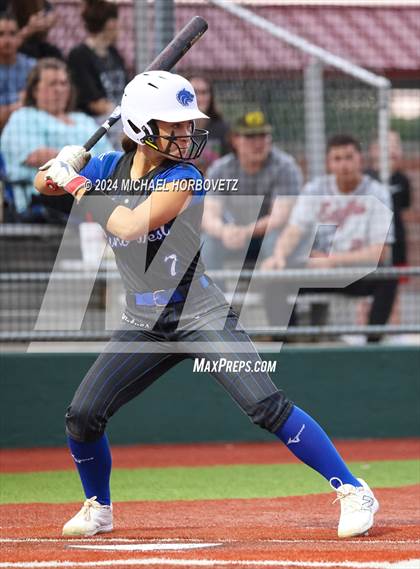 Thumbnail 3 in Plano West @ Allen (UIL 6A Softball Bi-District) photogallery.
