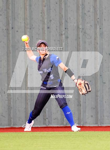 Thumbnail 3 in Plano West @ Allen (UIL 6A Softball Bi-District) photogallery.