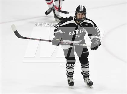 Thumbnail 2 in Xavier vs. Fairfield Prep (CIAC D1 Semifinal) photogallery.