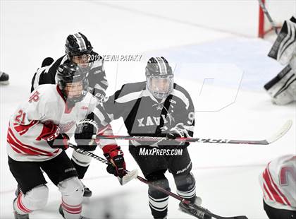 Thumbnail 3 in Xavier vs. Fairfield Prep (CIAC D1 Semifinal) photogallery.