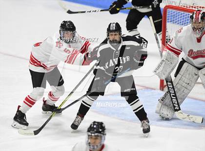 Thumbnail 2 in Xavier vs. Fairfield Prep (CIAC D1 Semifinal) photogallery.