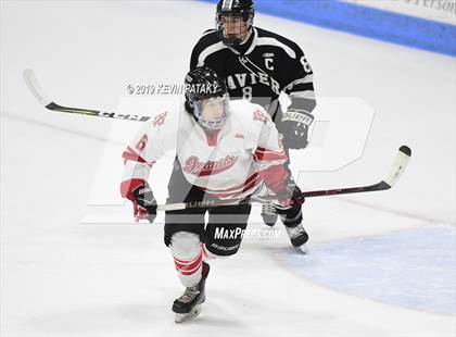Thumbnail 2 in Xavier vs. Fairfield Prep (CIAC D1 Semifinal) photogallery.