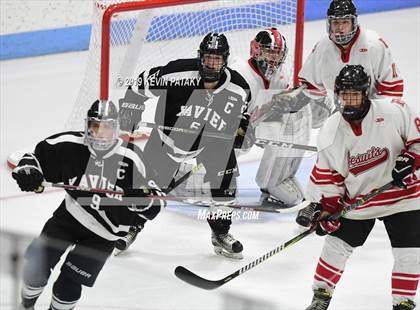 Thumbnail 2 in Xavier vs. Fairfield Prep (CIAC D1 Semifinal) photogallery.