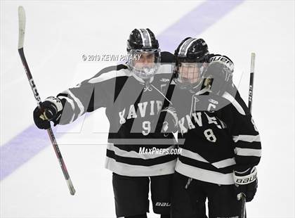 Thumbnail 3 in Xavier vs. Fairfield Prep (CIAC D1 Semifinal) photogallery.