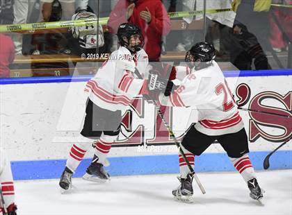 Thumbnail 2 in Xavier vs. Fairfield Prep (CIAC D1 Semifinal) photogallery.