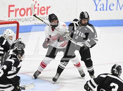 Thumbnail 2 in Xavier vs. Fairfield Prep (CIAC D1 Semifinal) photogallery.