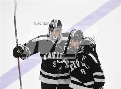 Thumbnail 2 in Xavier vs. Fairfield Prep (CIAC D1 Semifinal) photogallery.