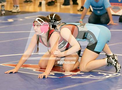 Thumbnail 2 in NCHSAA Women's Wrestling Invitational photogallery.