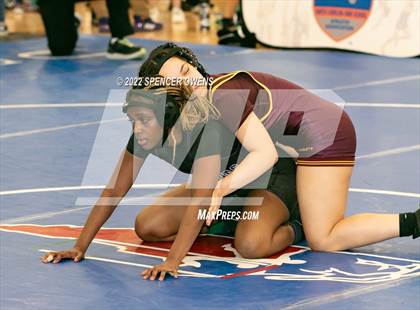 Thumbnail 1 in NCHSAA Women's Wrestling Invitational photogallery.