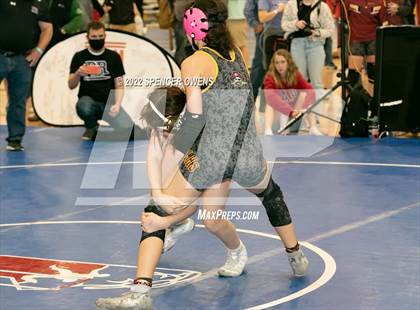 Thumbnail 1 in NCHSAA Women's Wrestling Invitational photogallery.