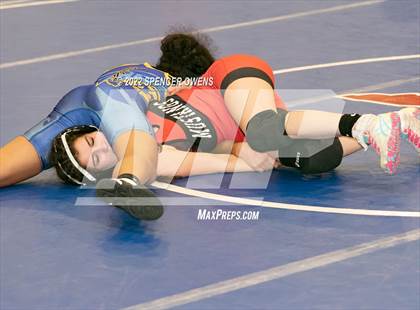 Thumbnail 2 in NCHSAA Women's Wrestling Invitational photogallery.