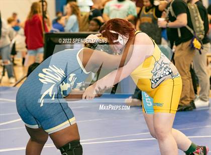 Thumbnail 1 in NCHSAA Women's Wrestling Invitational photogallery.