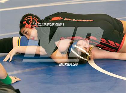 Thumbnail 1 in NCHSAA Women's Wrestling Invitational photogallery.