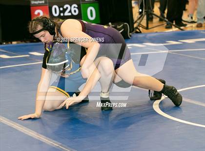 Thumbnail 2 in NCHSAA Women's Wrestling Invitational photogallery.