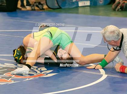 Thumbnail 1 in NCHSAA Women's Wrestling Invitational photogallery.