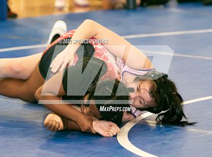 Thumbnail 3 in NCHSAA Women's Wrestling Invitational photogallery.
