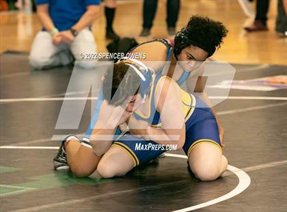 Thumbnail 3 in NCHSAA Women's Wrestling Invitational photogallery.