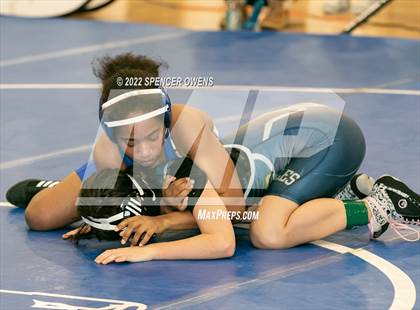 Thumbnail 1 in NCHSAA Women's Wrestling Invitational photogallery.